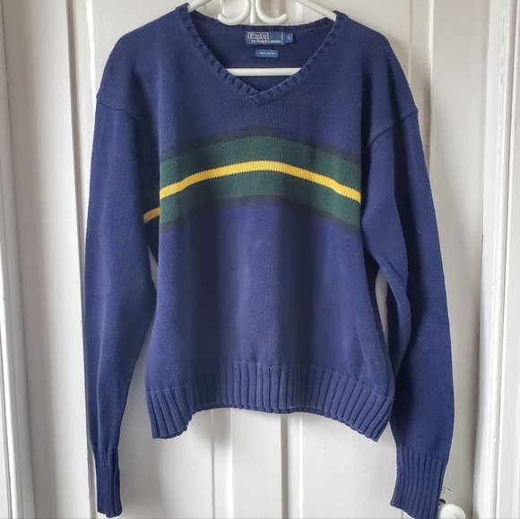 90s Polo Ralph Lauren Sweater. Large. - Picture 2 of 4